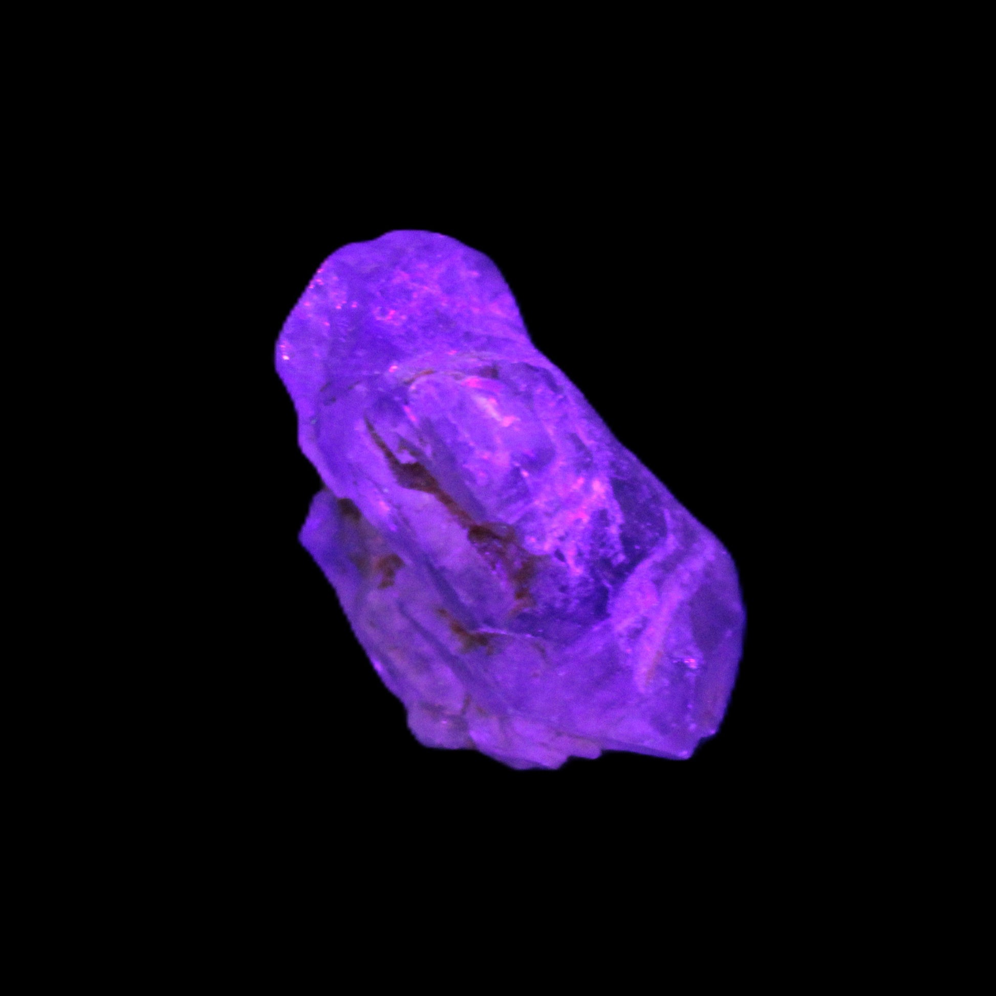 Super Seven Amethyst crystal 10g in UV light - Rocks and Things Store