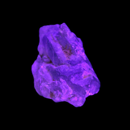 Super Seven Amethyst crystal 10g in UV light - Rocks and Things Store