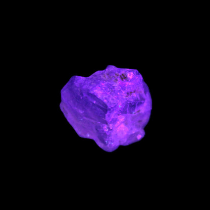 Super Seven Amethyst crystal 10g in UV light - Rocks and Things Store