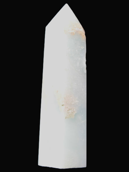 Caribbean Calcite Aragonite wand 54g in sunlight - Rocks and Things Store
