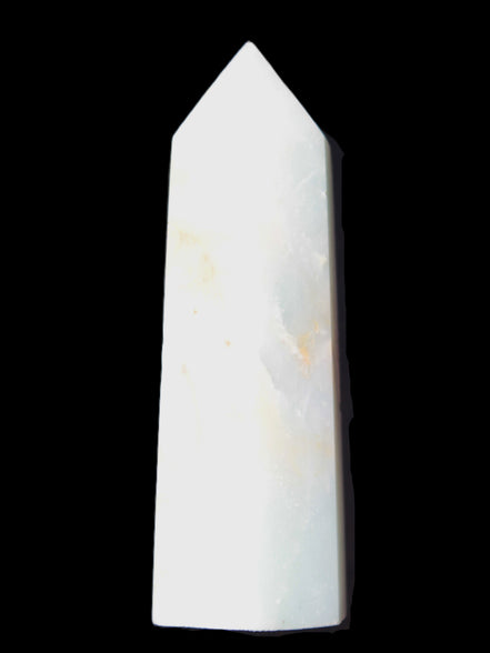 Caribbean Calcite Aragonite wand 54g in sunlight - Rocks and Things Store