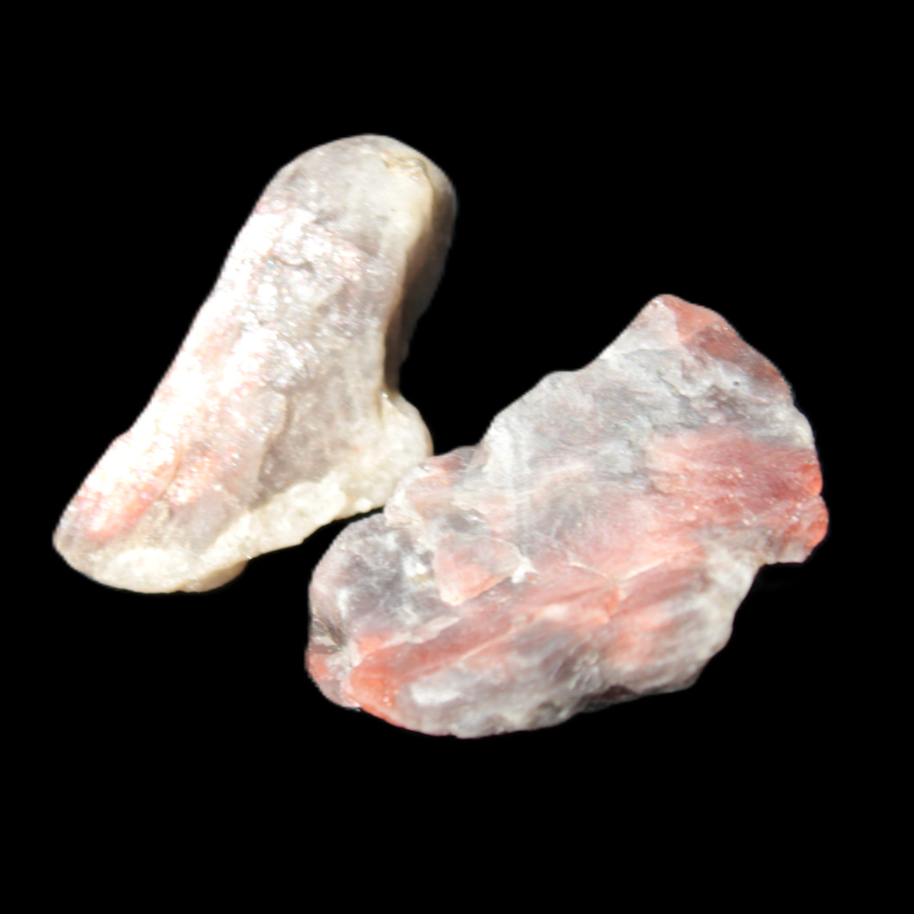Golden Arusha Quartz 1/2 raw crystals 17-23g in sunlight - Rocks and Things Store