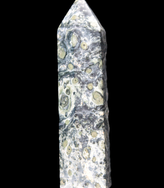 Kambaba Jasper wand 94mm 87g in sunlight -  Rocks and Things Store
