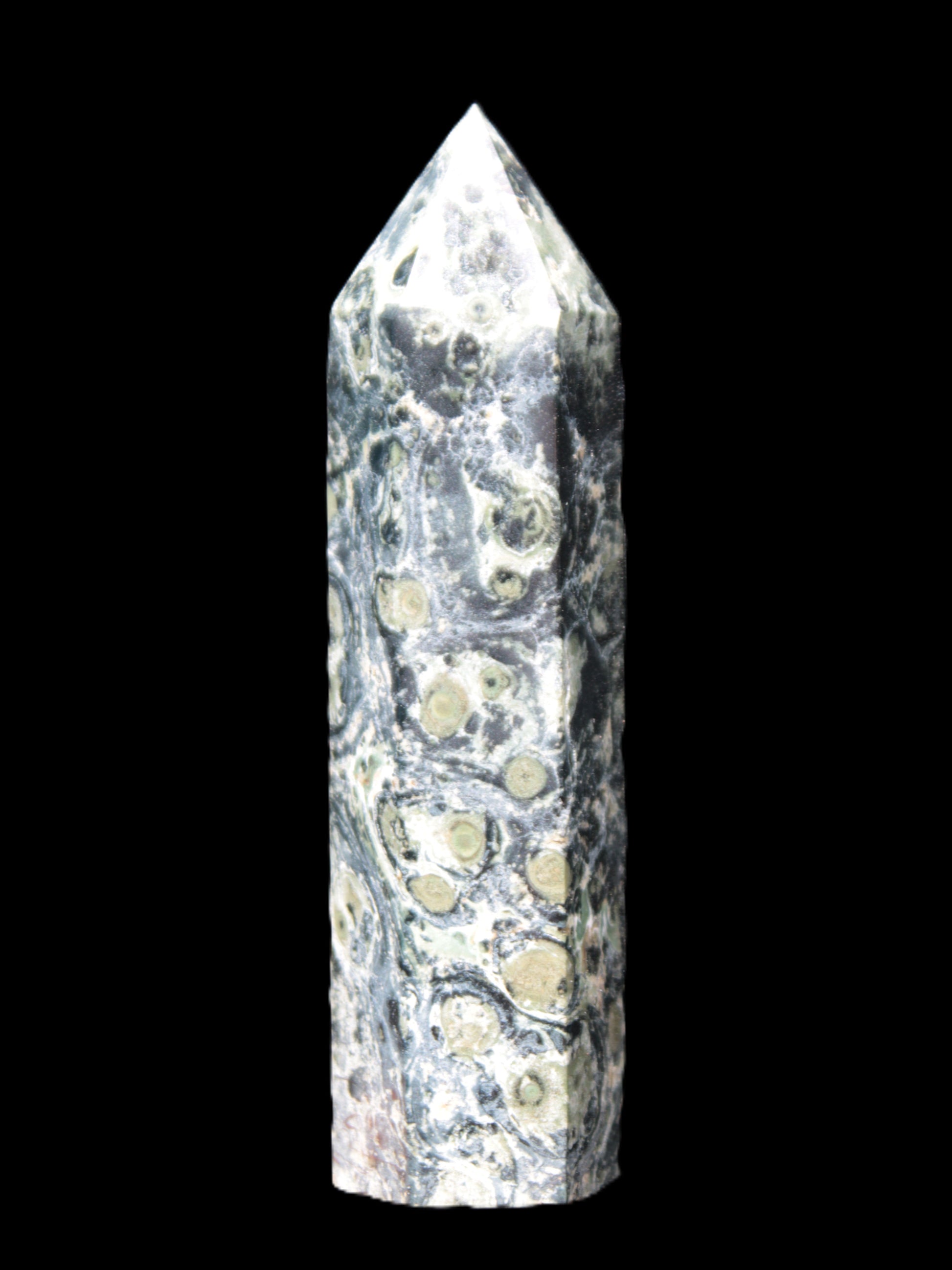 Kambaba Jasper wand 94mm 87g in sunlight -  Rocks and Things Store