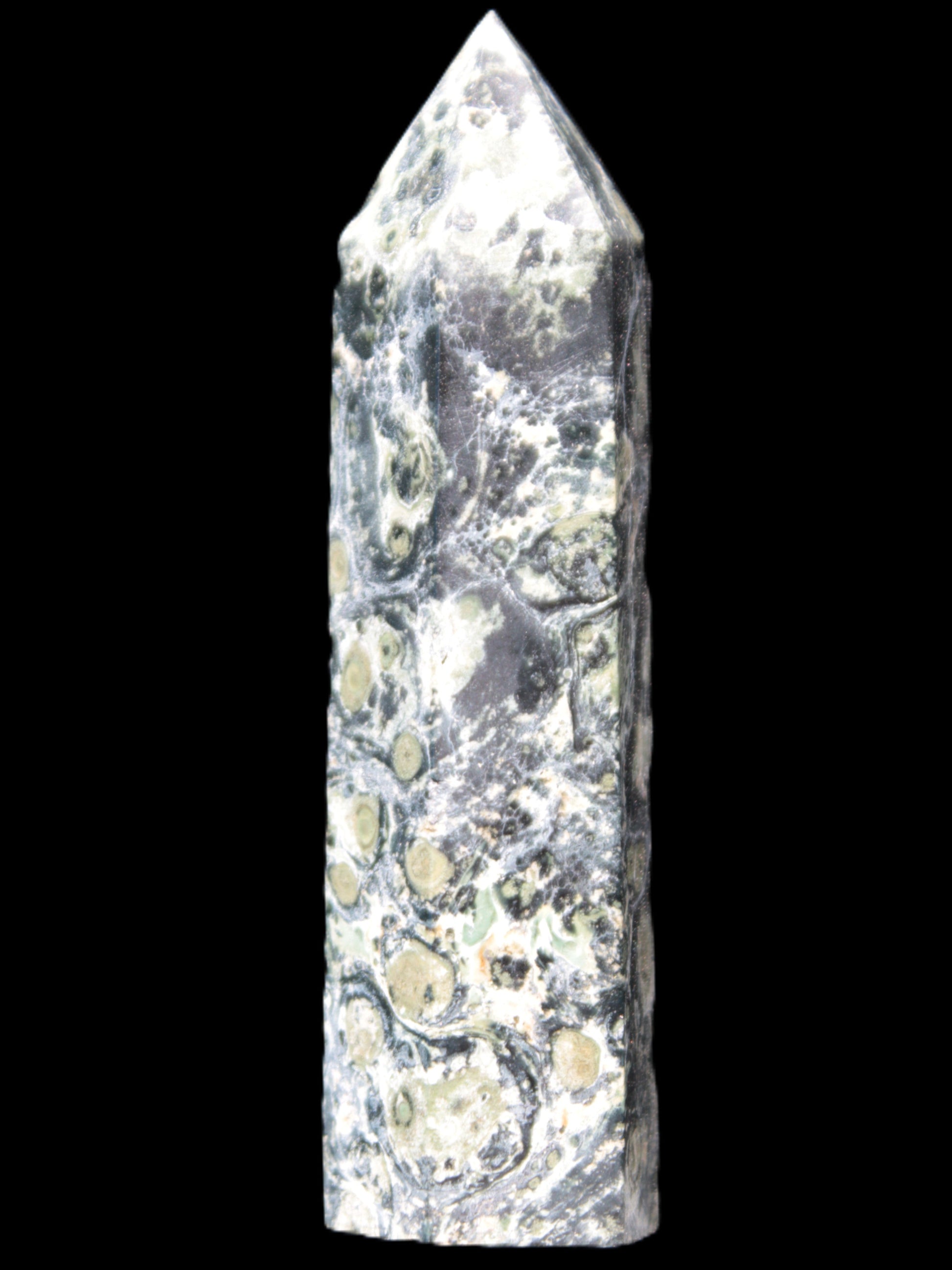 Kambaba Jasper wand 94mm 87g in sunlight -  Rocks and Things Store