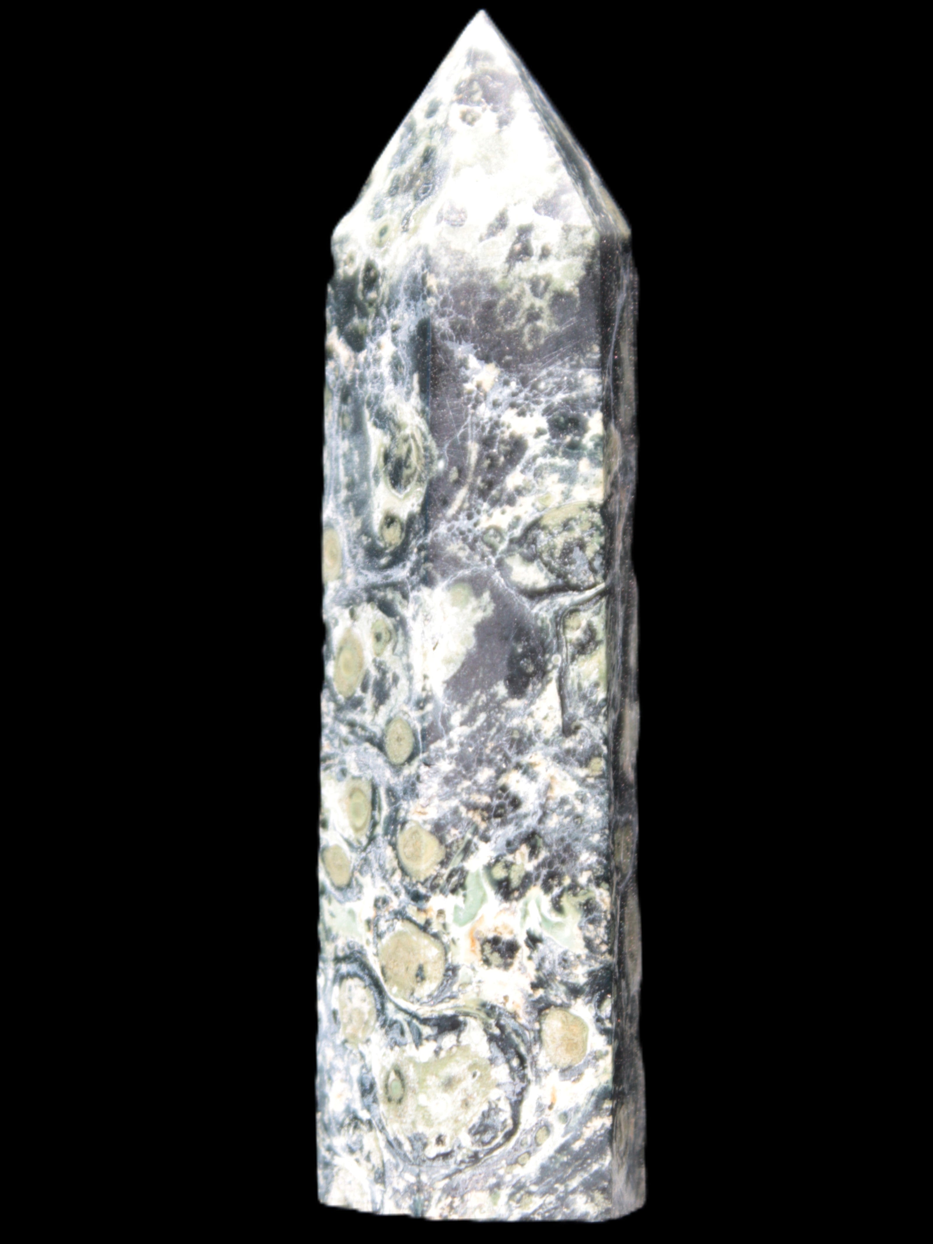 Kambaba Jasper wand 94mm 87g in sunlight -  Rocks and Things Store