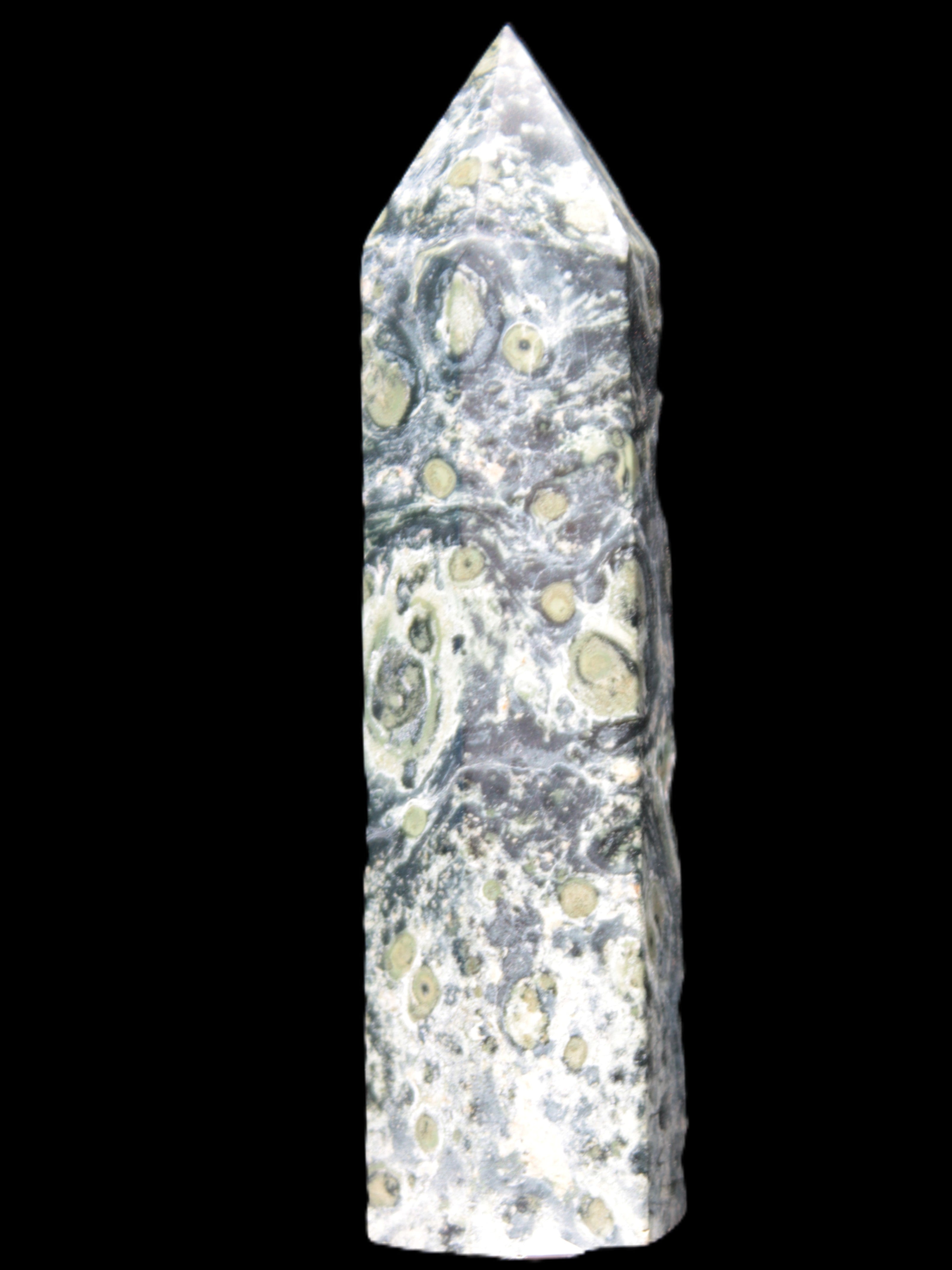 Kambaba Jasper wand 94mm 87g in sunlight -  Rocks and Things Store