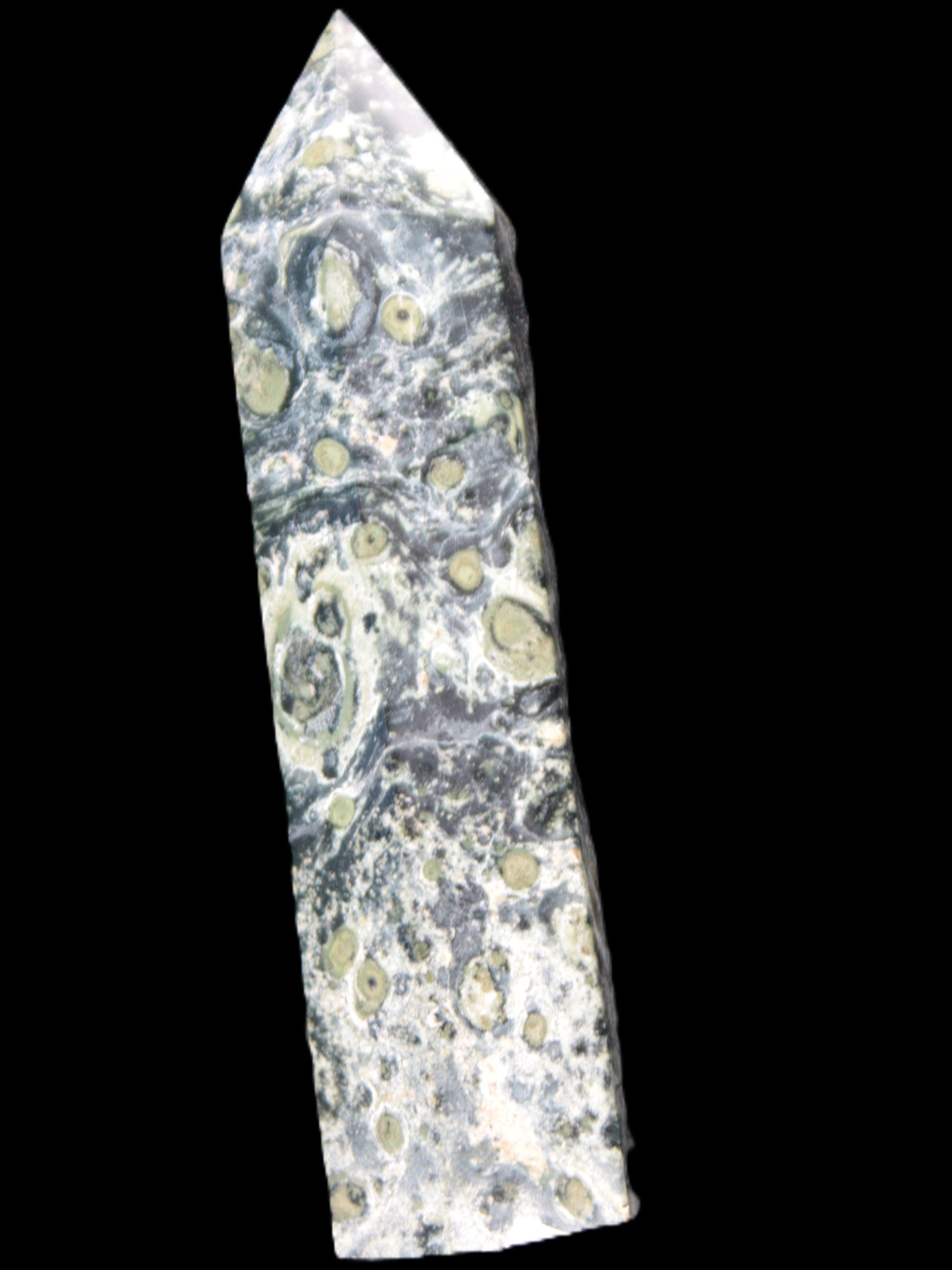 Kambaba Jasper wand 94mm 87g in sunlight -  Rocks and Things Store
