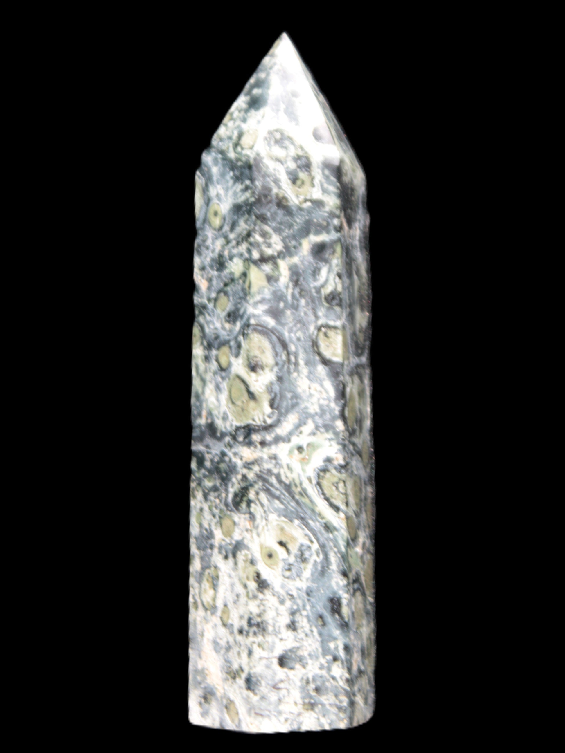 Kambaba Jasper wand 94mm 87g in sunlight -  Rocks and Things Store
