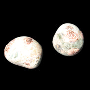 Teardrop Cherry Blossom Jasper 2 stones 10g Rocks and Things Store