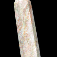 Plum Blossom Jade Rhodonite wand 93g in sunlight -  Rocks and Things Store