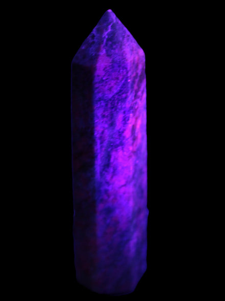 Plum Blossom Jade Rhodonite wand 93g Rocks and Things Store