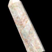 Plum Blossom Jade Rhodonite wand 93g in sunlight -  Rocks and Things Store