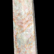 Plum Blossom Jade Rhodonite wand 93g in sunlight -  Rocks and Things Store