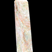 Plum Blossom Jade Rhodonite wand 93g in sunlight -  Rocks and Things Store