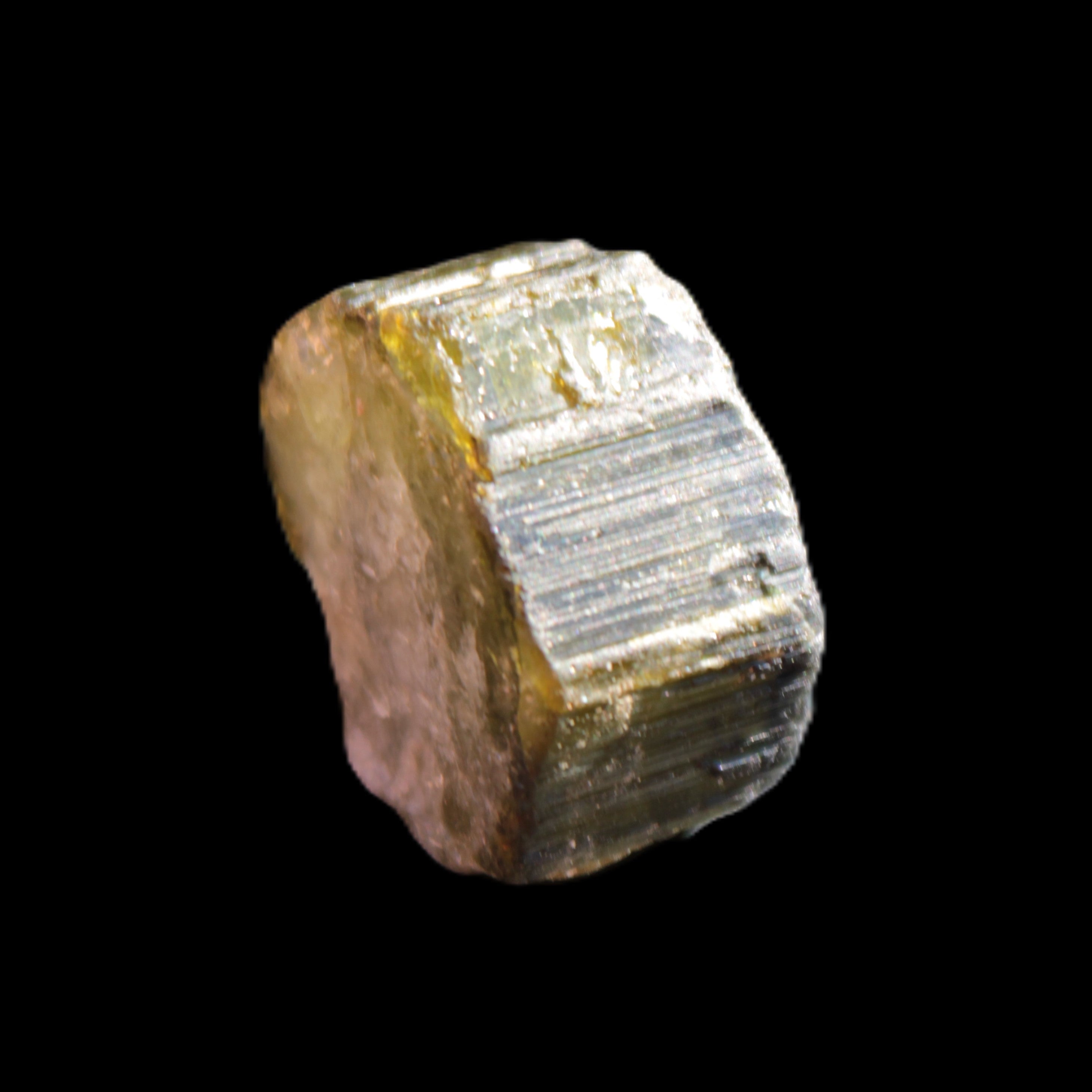 Green Tourmaline crystal 14mm 21g in sunlight - Rocks and Things Store