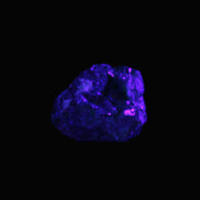 Green Dioptase Emerandine specimen 8*11*14mm from the Congo 2.1g in UV light - Rocks and Things Store