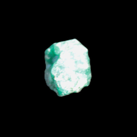 Green Dioptase Emerandine specimen 8*11*14mm from the Congo 2.1g in bright sunlight - Rocks and Things Store