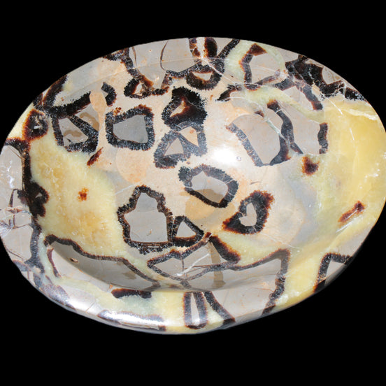 Septarian Dragon Stone bowl 189*148*60mm 2140g in sunlight - Rocks and Things Store