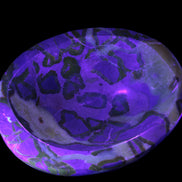 Septarian Dragon Stone bowl 189*148*60mm 2140g in UV light - Rocks and Things Storeore