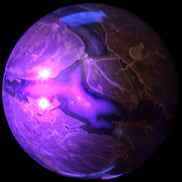 Large Volcano Agate sphere 154mm 4980g