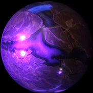 Large Volcano Agate sphere 154mm 4980g