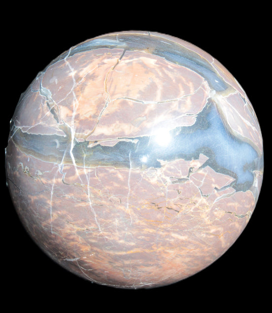 Large Volcano Agate sphere 154mm 4980g
