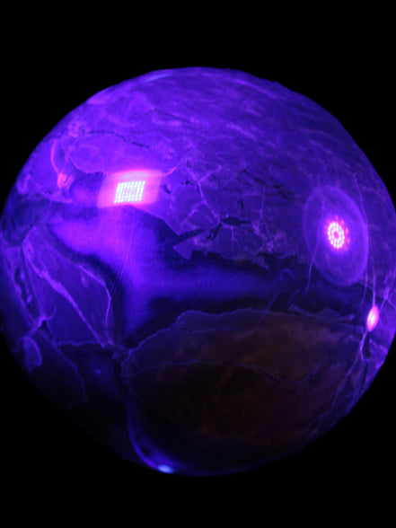 Large Volcano Agate sphere 154mm 4980g