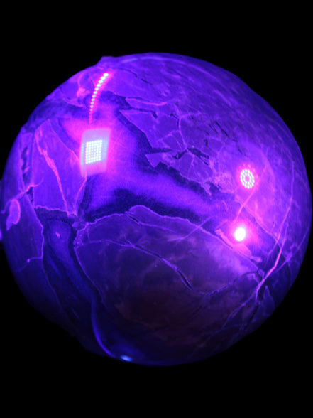 Large Volcano Agate sphere 154mm 4980g