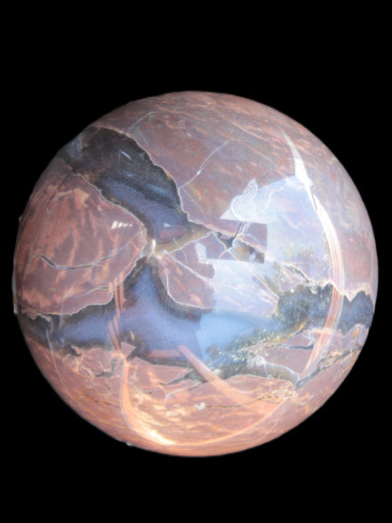Large Volcano Agate sphere 154mm 4980g