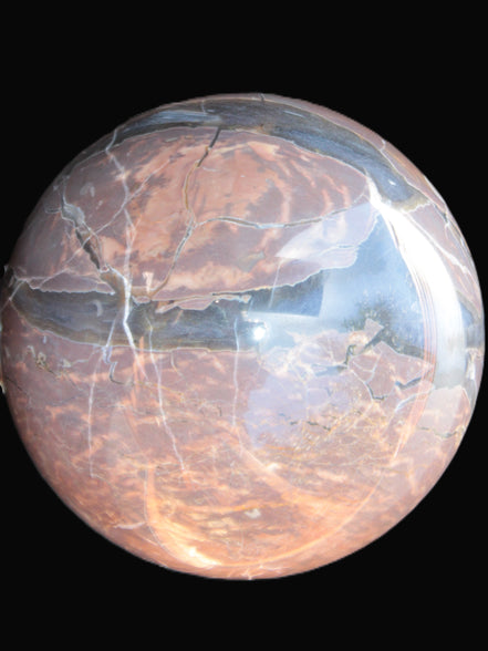 Large Volcano Agate sphere 154mm 4980g