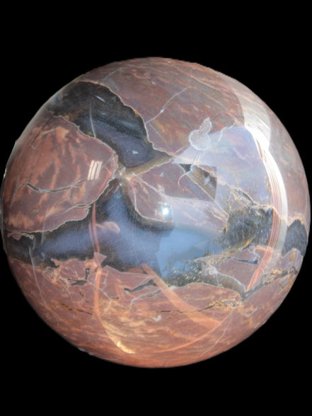 Large Volcano Agate sphere 154mm 4980g