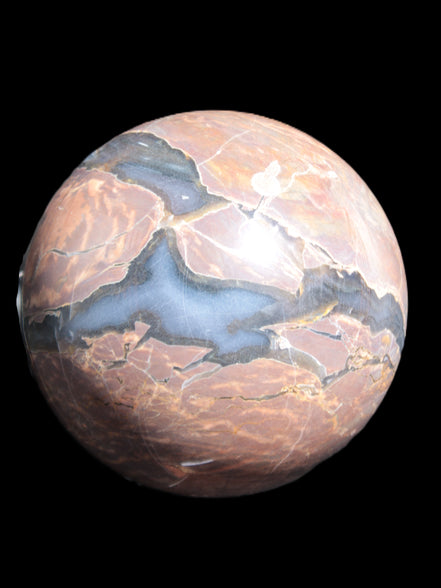 Large Volcano Agate sphere 154mm 4980g