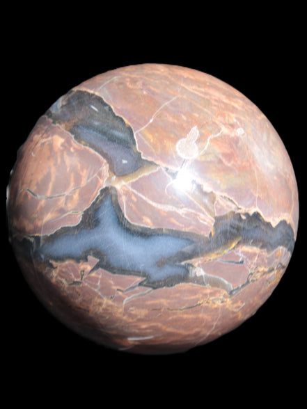Large Volcano Agate sphere 154mm 4980g