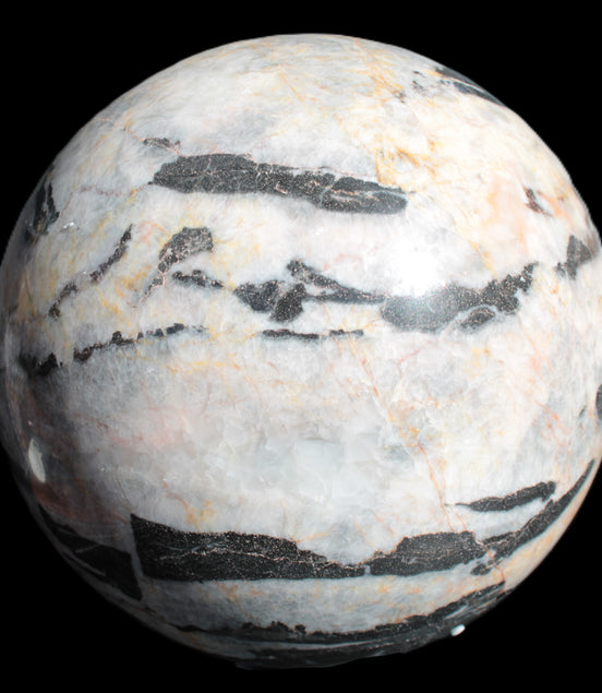 Big Zebra Stone sphere 147mm 4780g