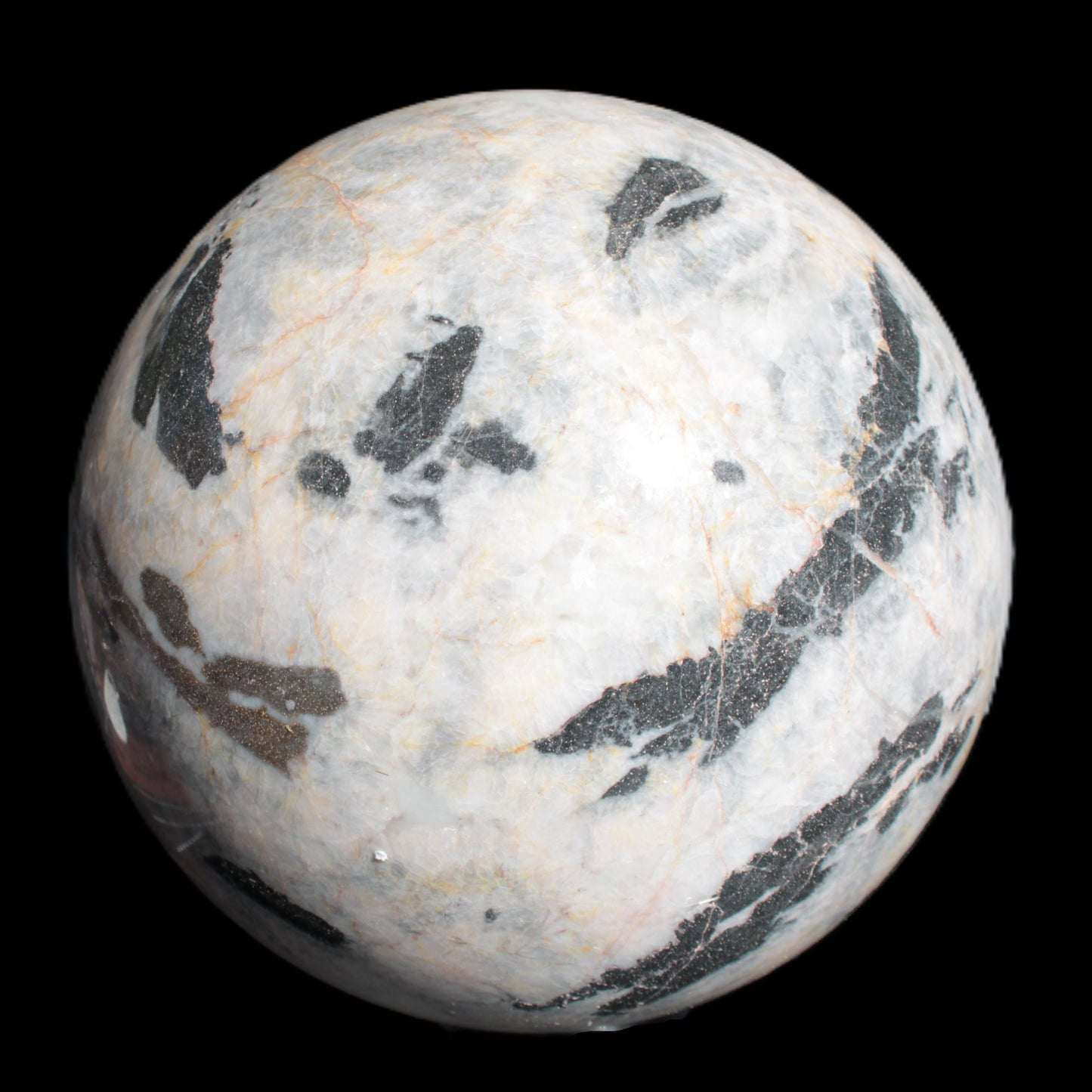 Big Zebra Stone sphere 147mm 4780g