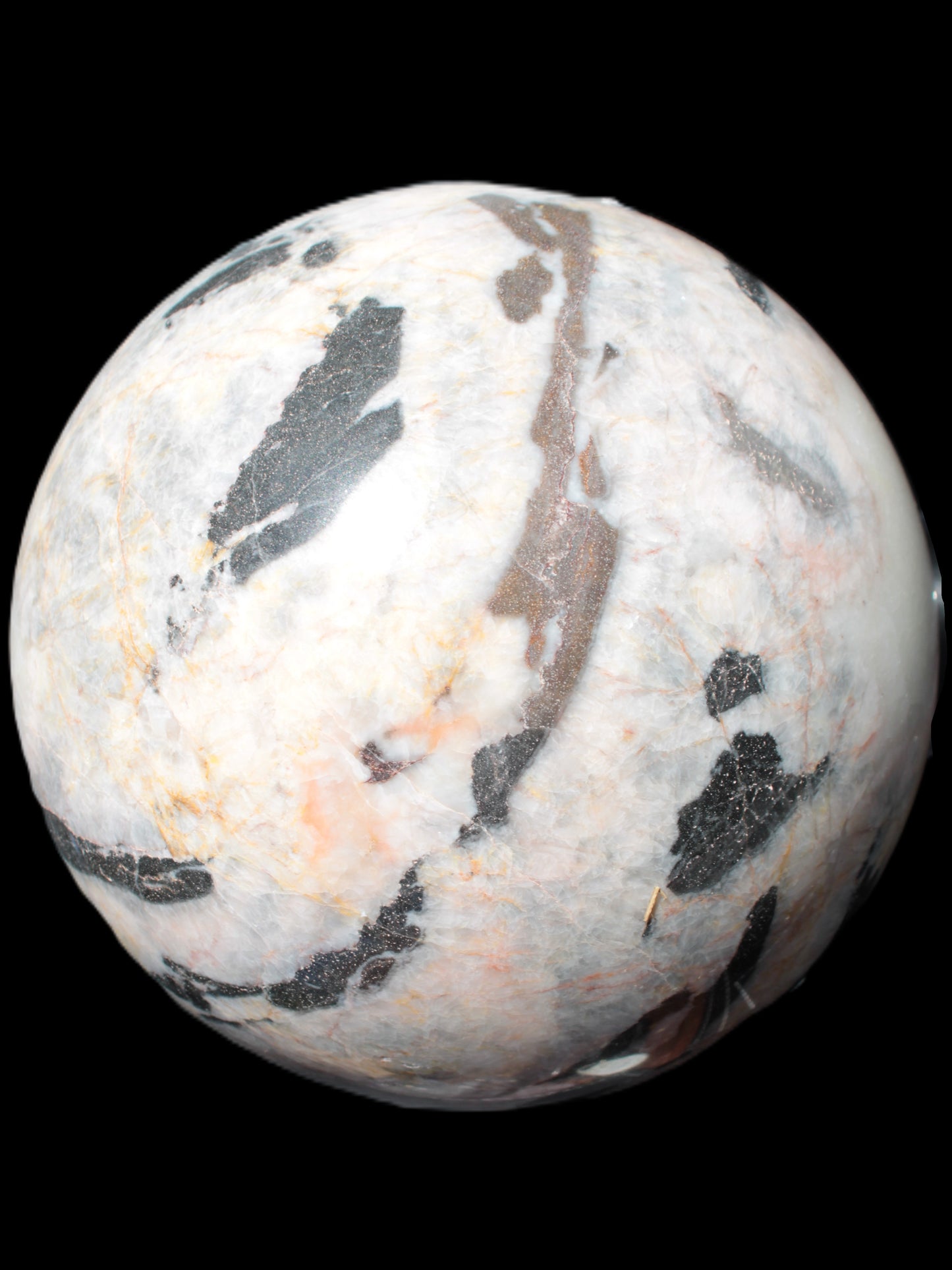 Big Zebra Stone sphere 147mm 4780g