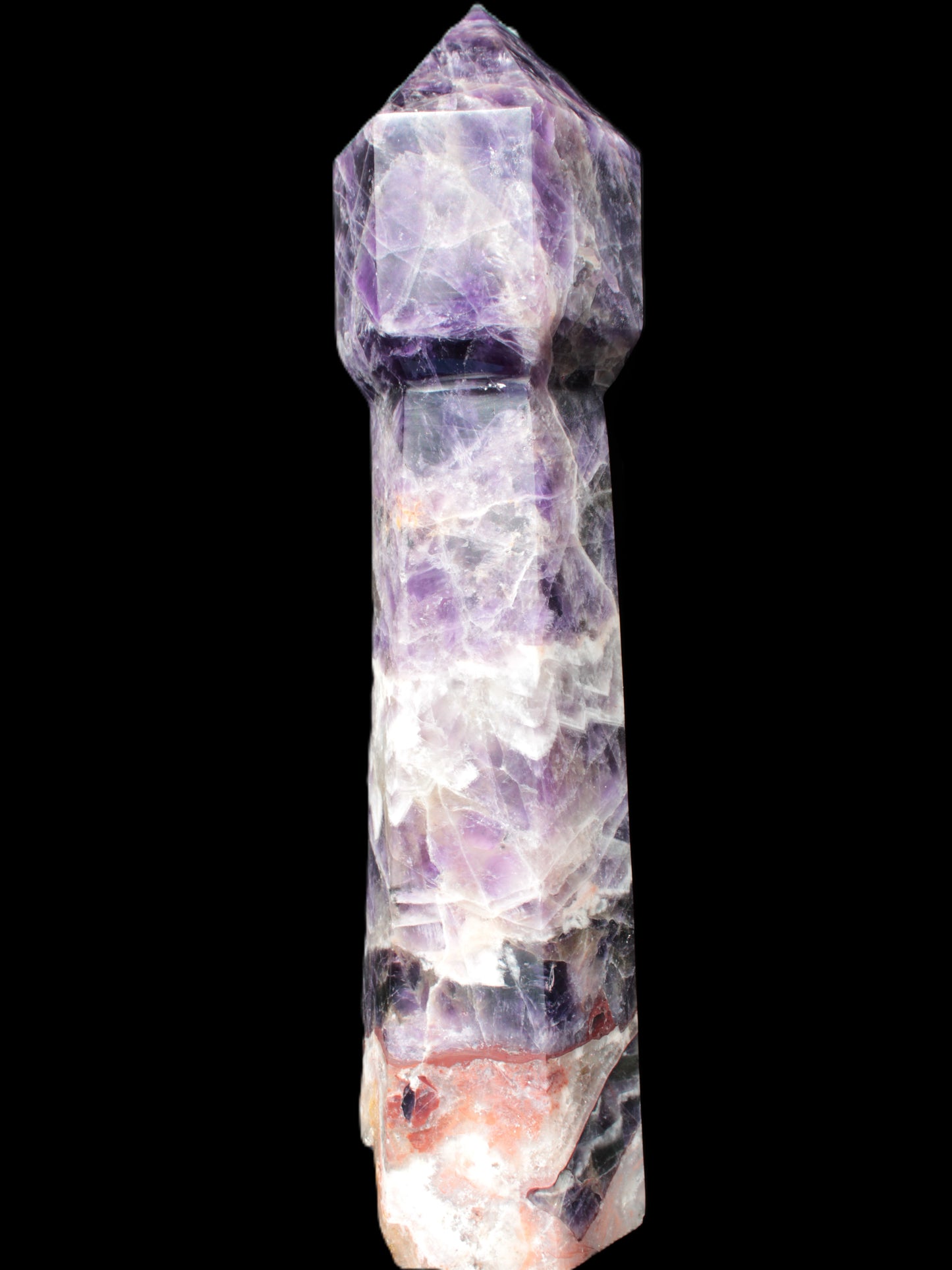 Amethyst staff obelisk 293*73*62mm 1940g