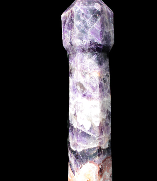 Amethyst staff obelisk 293*73*62mm 1940g