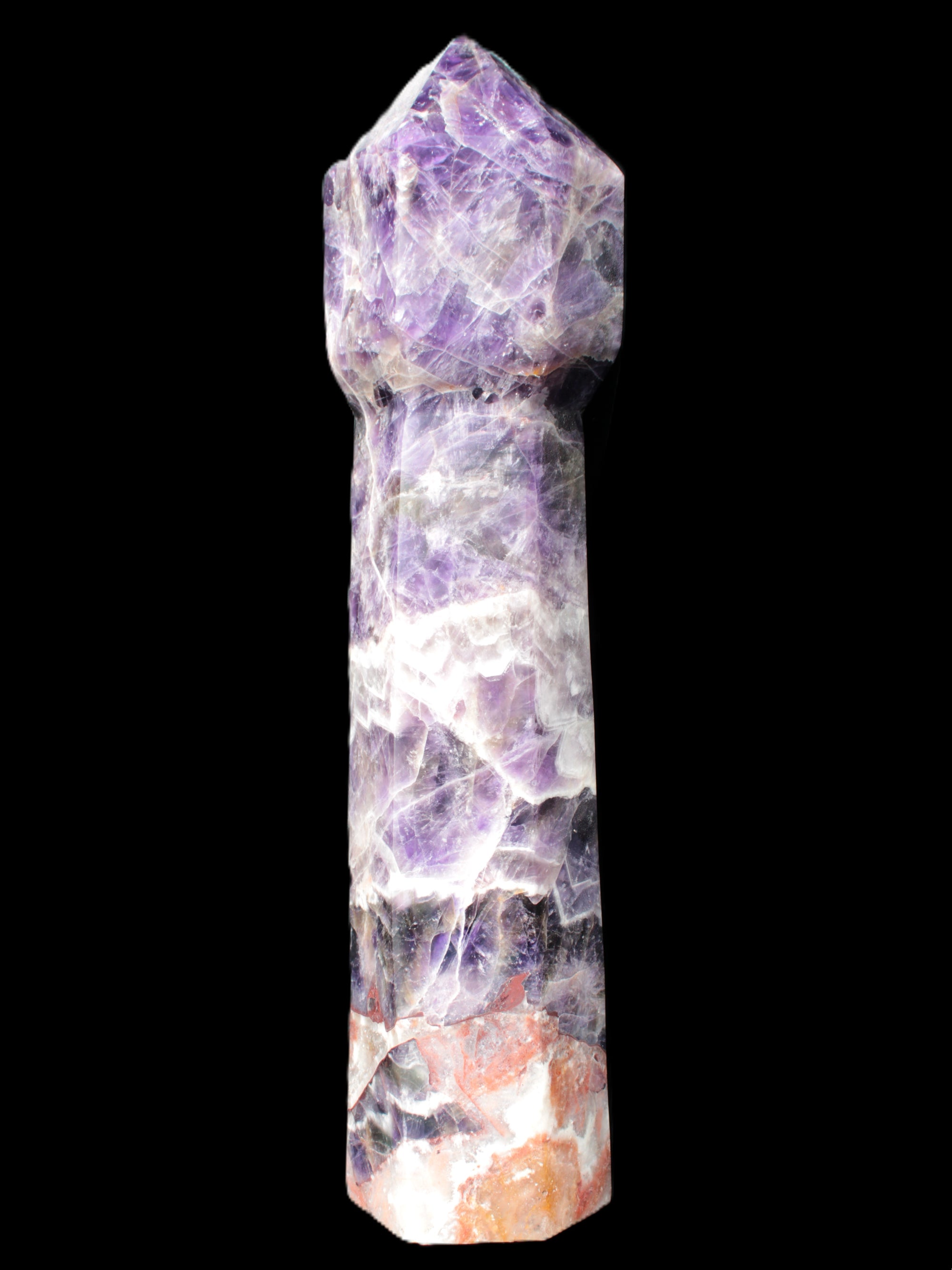 Amethyst staff obelisk 293*73*62mm 1940g