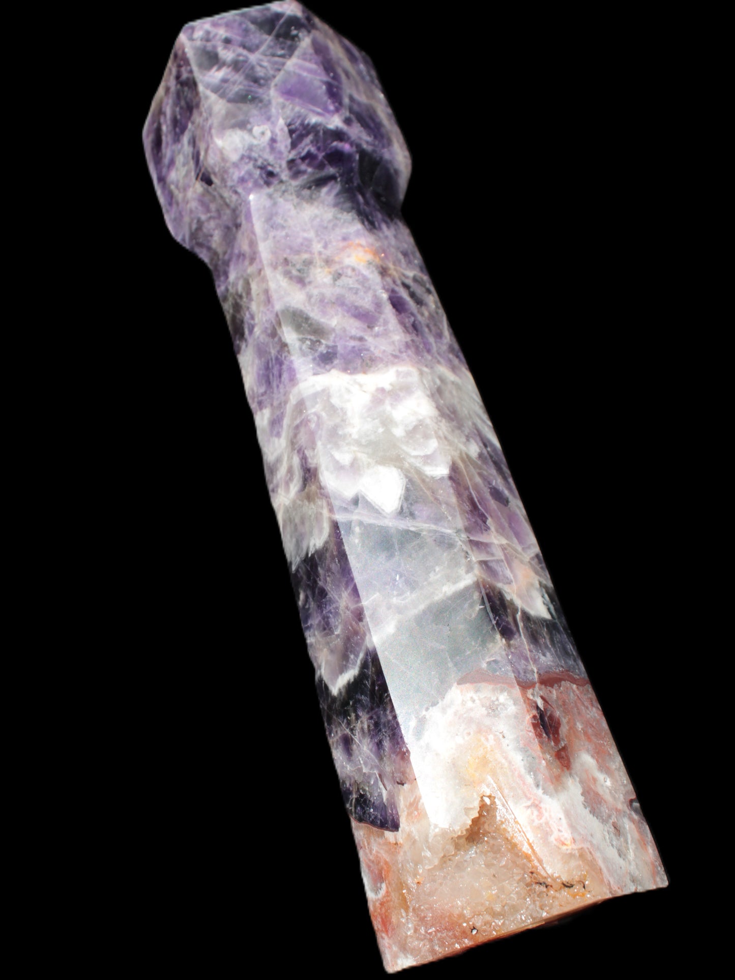 Amethyst staff obelisk 293*73*62mm 1940g