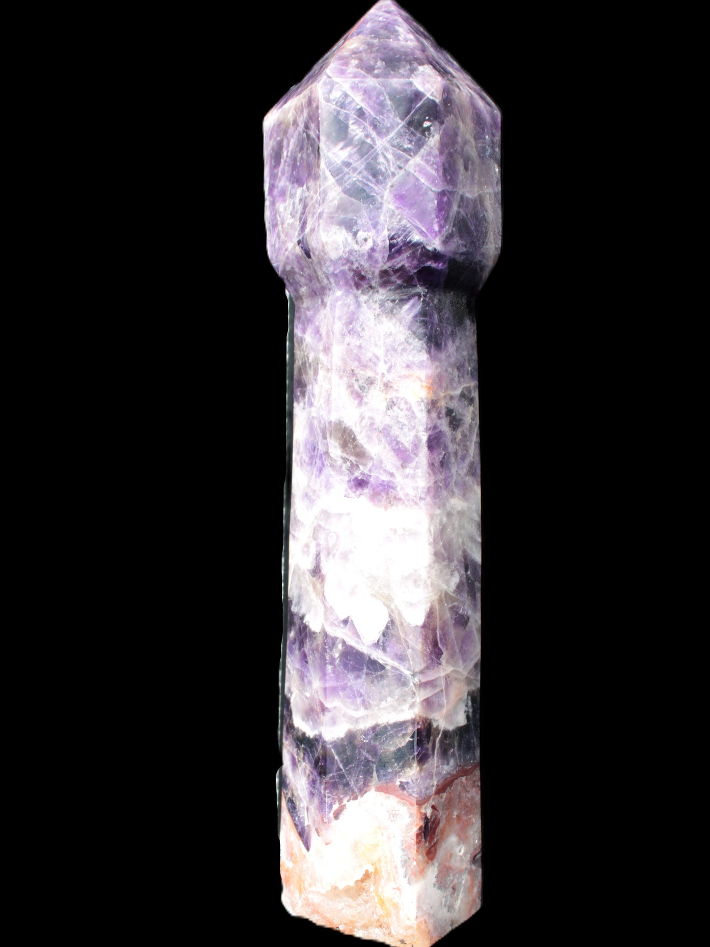 Amethyst staff obelisk 293*73*62mm 1940g