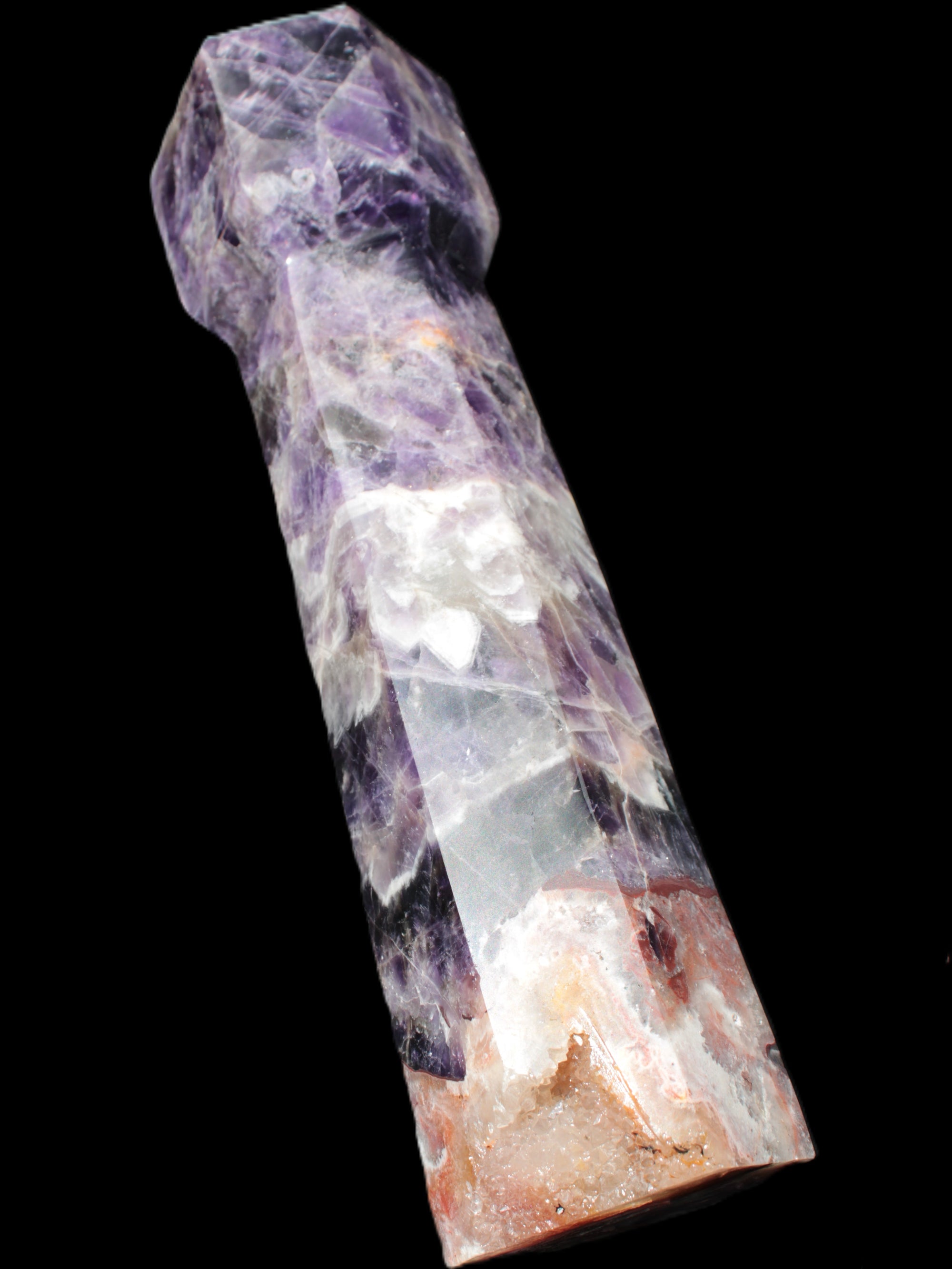 Amethyst staff obelisk 293*73*62mm 1940g
