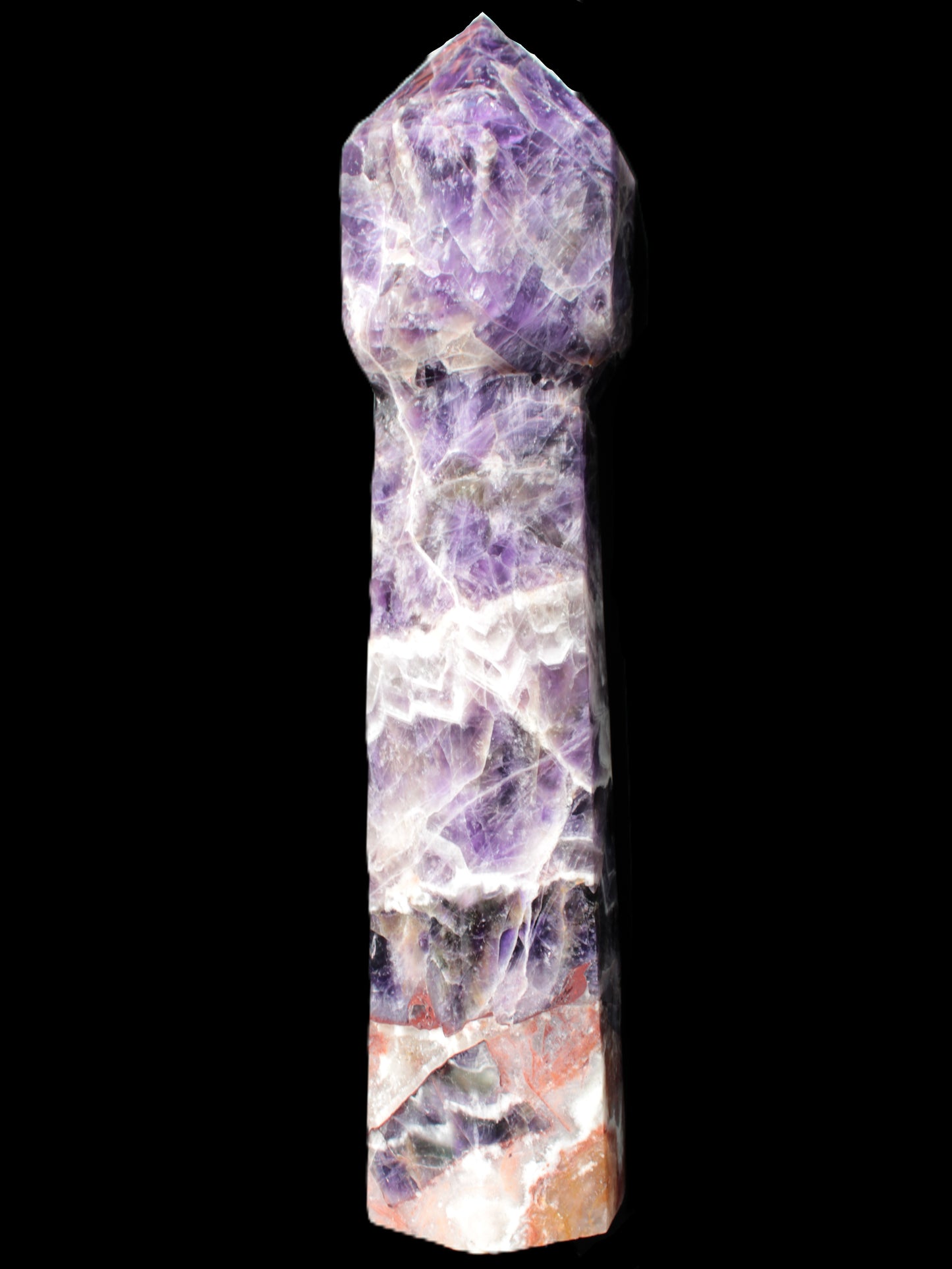 Amethyst staff obelisk 293*73*62mm 1940g