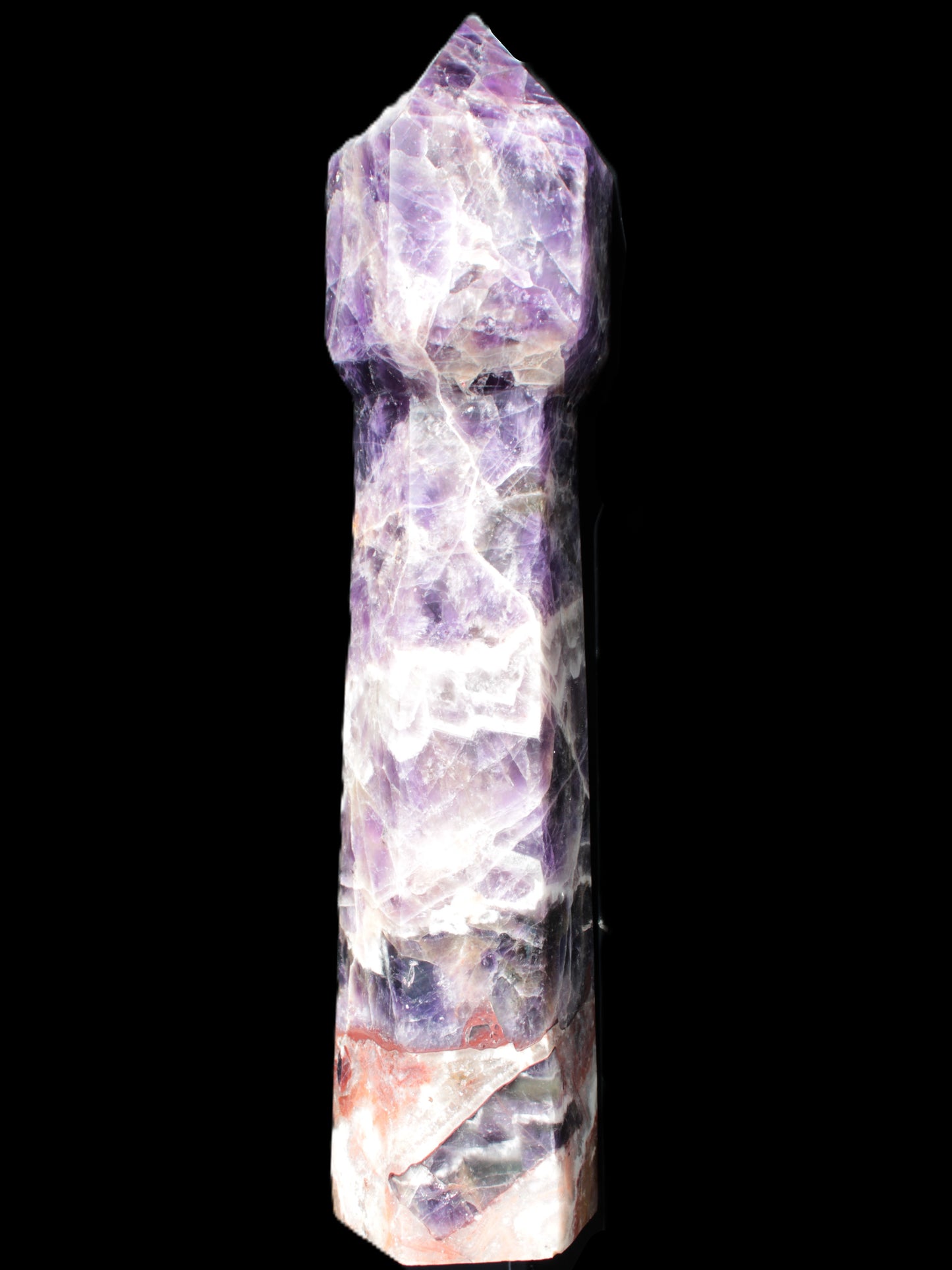 Amethyst staff obelisk 293*73*62mm 1940g