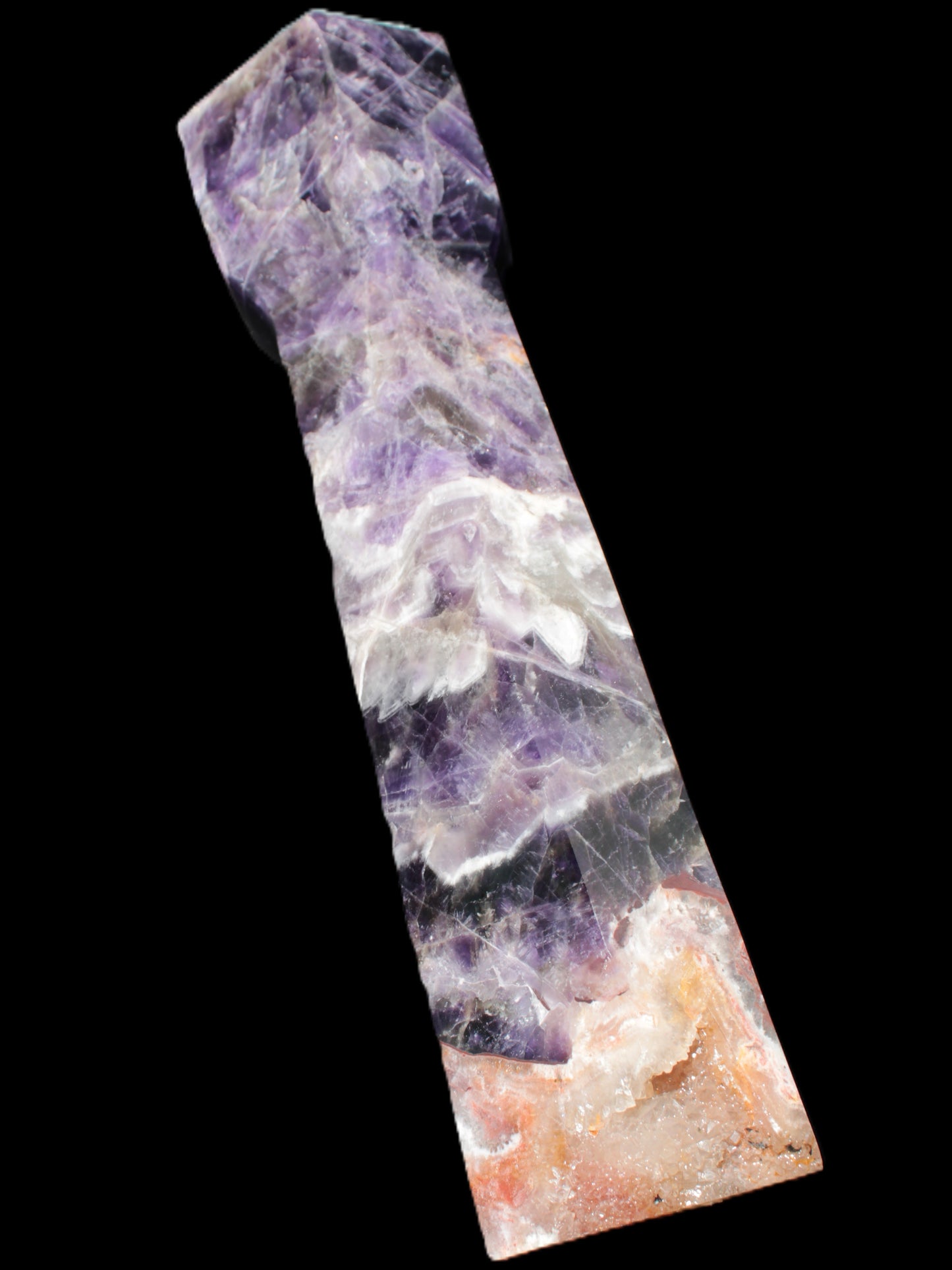 Amethyst staff obelisk 293*73*62mm 1940g