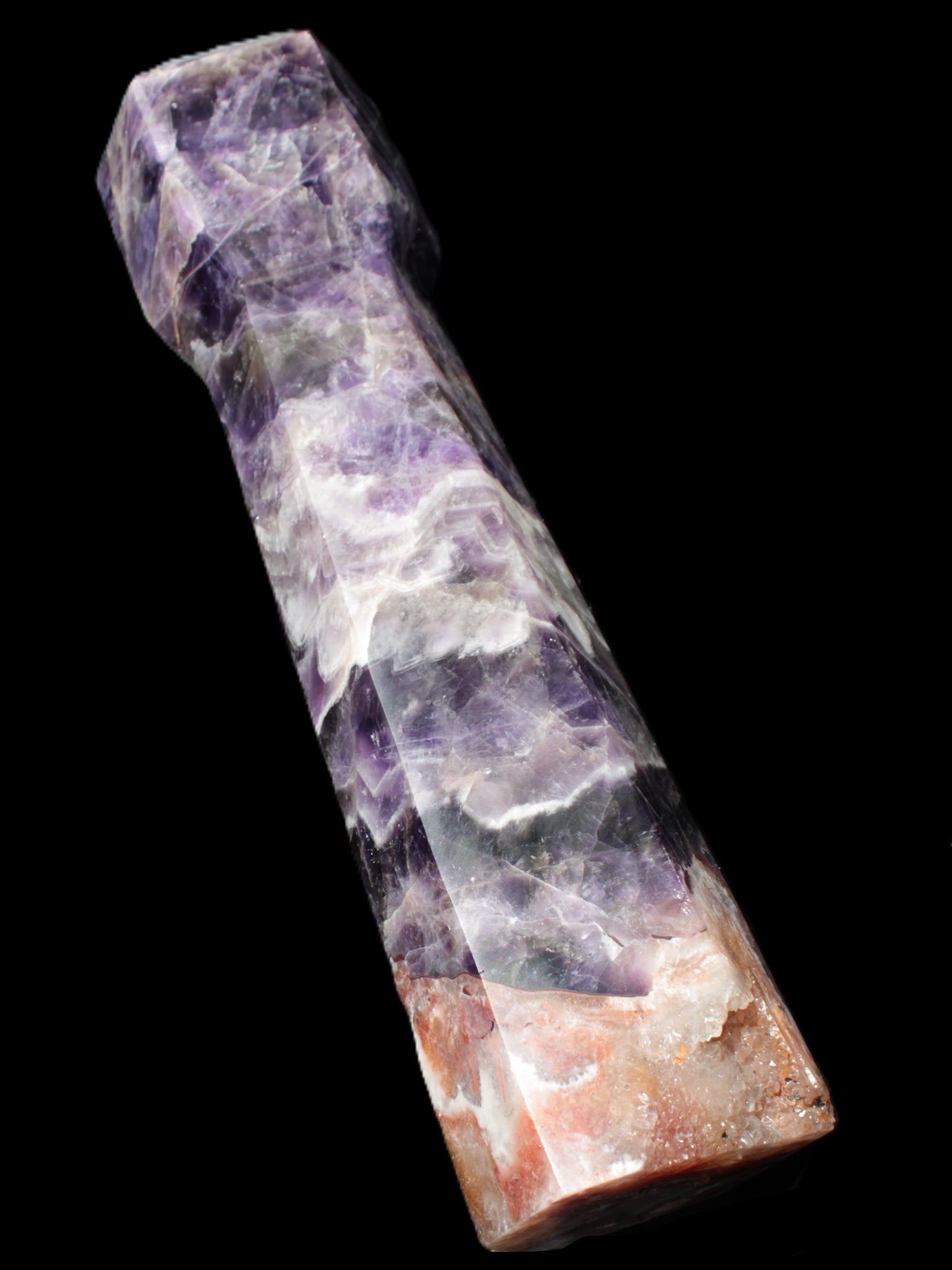 Amethyst staff obelisk 293*73*62mm 1940g