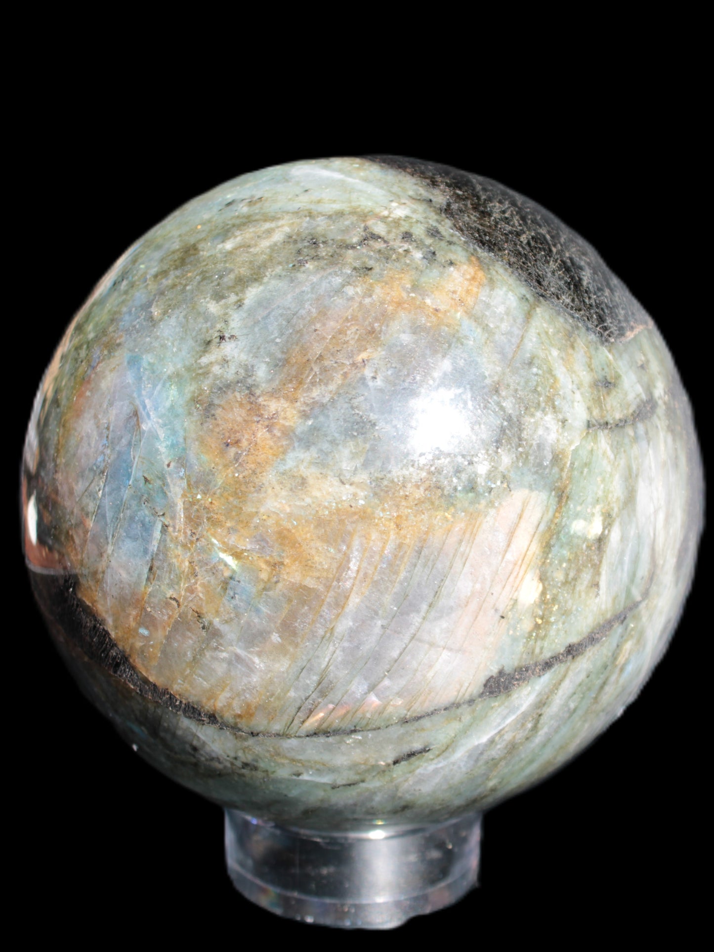 Labradorite sphere 112mm 2060g