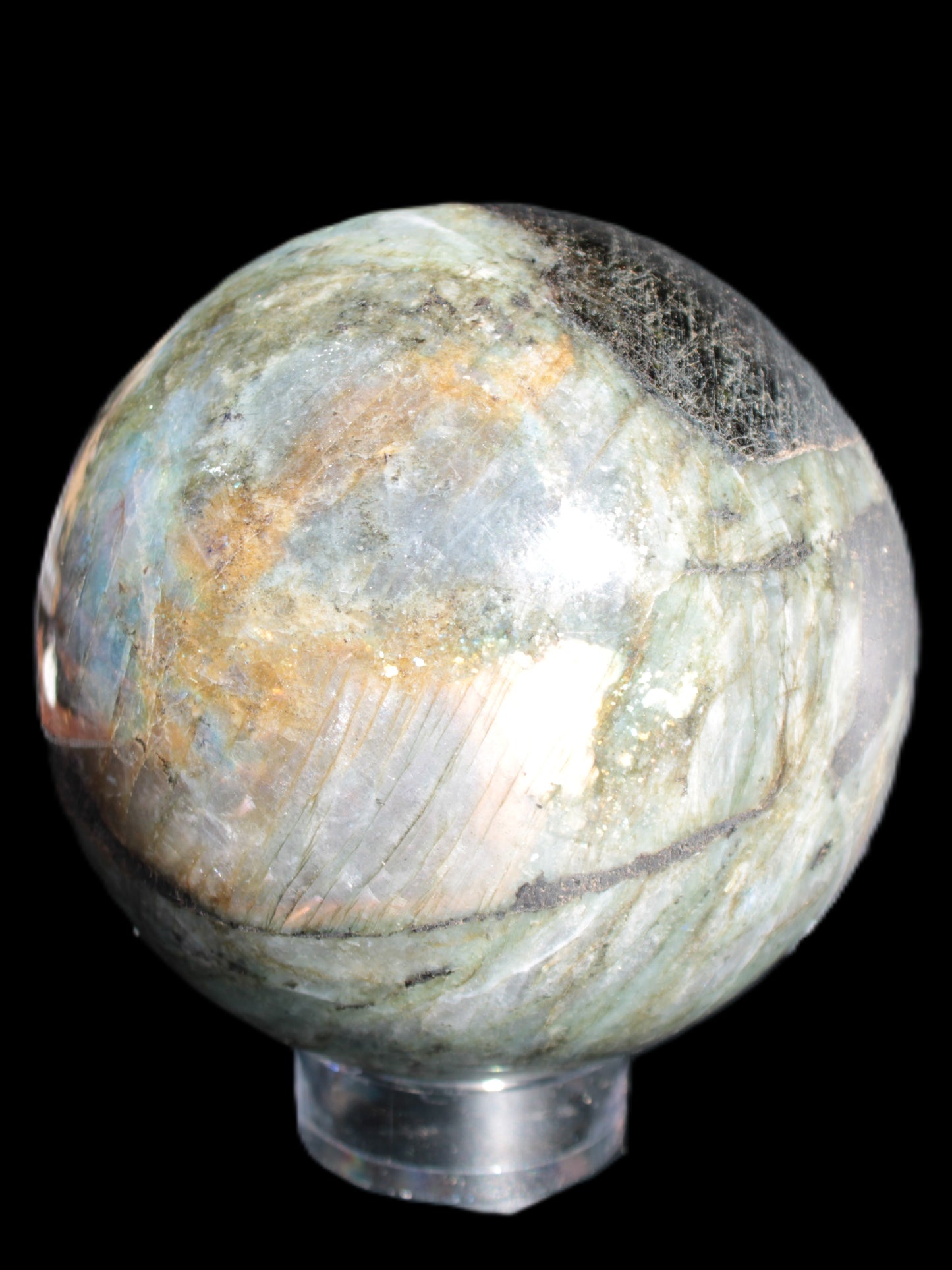 Labradorite sphere 112mm 2060g