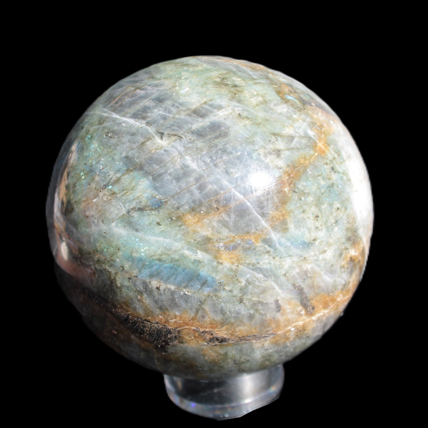 Labradorite sphere 112mm 2060g